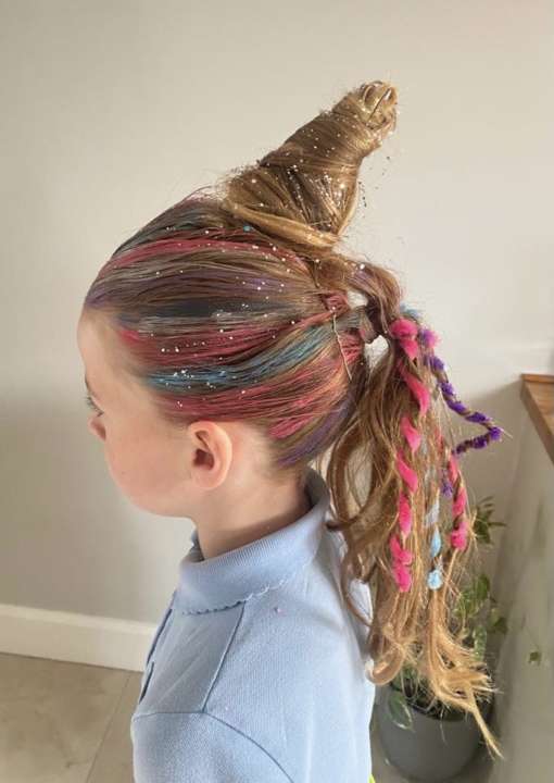 Crazy Hair day winner – Naul National School